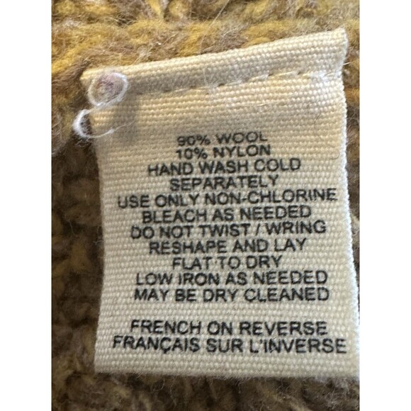 Anthropologie Moth Size S 90% Wool Pom Pom Bubble Knit Sweater Tunic Winter Cozy - Picture 8 of 10